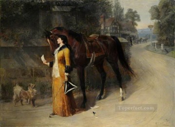 Samuel Edmund Waller Painting - Keep My Secret Samuel Edmund Waller genre